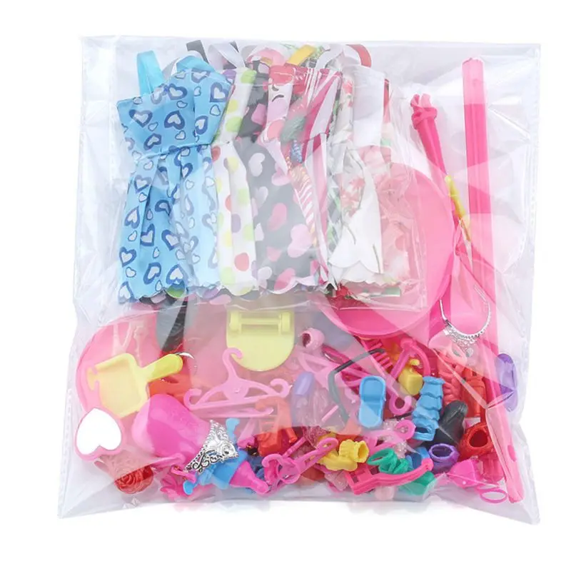 

2019 New Arrival Children Kids Girls Various Doll Toy Accessories Set Pack Play Tool Dollhouse Gift For Dressing