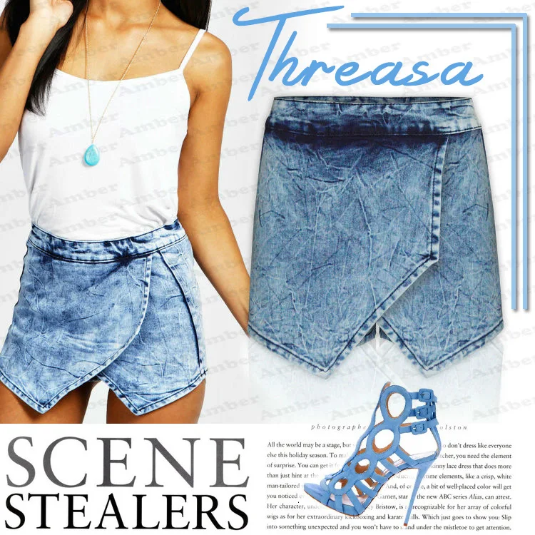 Popular Denim Skorts-Buy Cheap Denim Skorts lots from