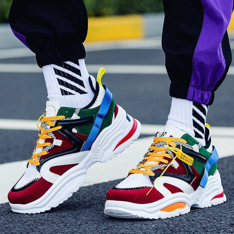 

2019 Comfortable Brand Mens Sneakers Spring Sports Shoes Men Women Running Shoes Jogging Breathable Athletic Anti Slip Boots