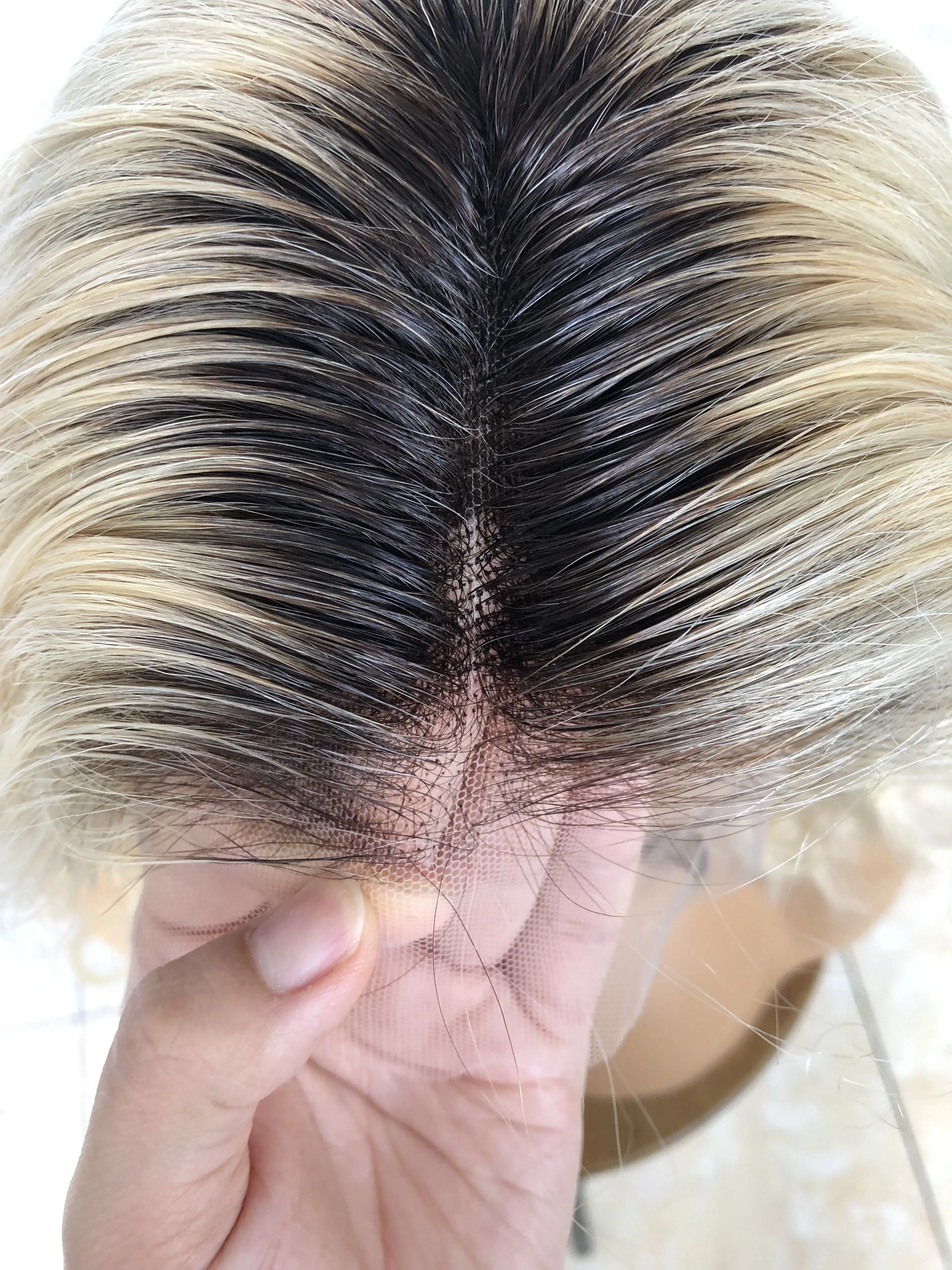 QueenKing волосы на кружеве парик 180% блонд Омбре волосы 1B/613 боб парик шелковистые прямые предварительно выщипанные бразильские человеческие волосы remy