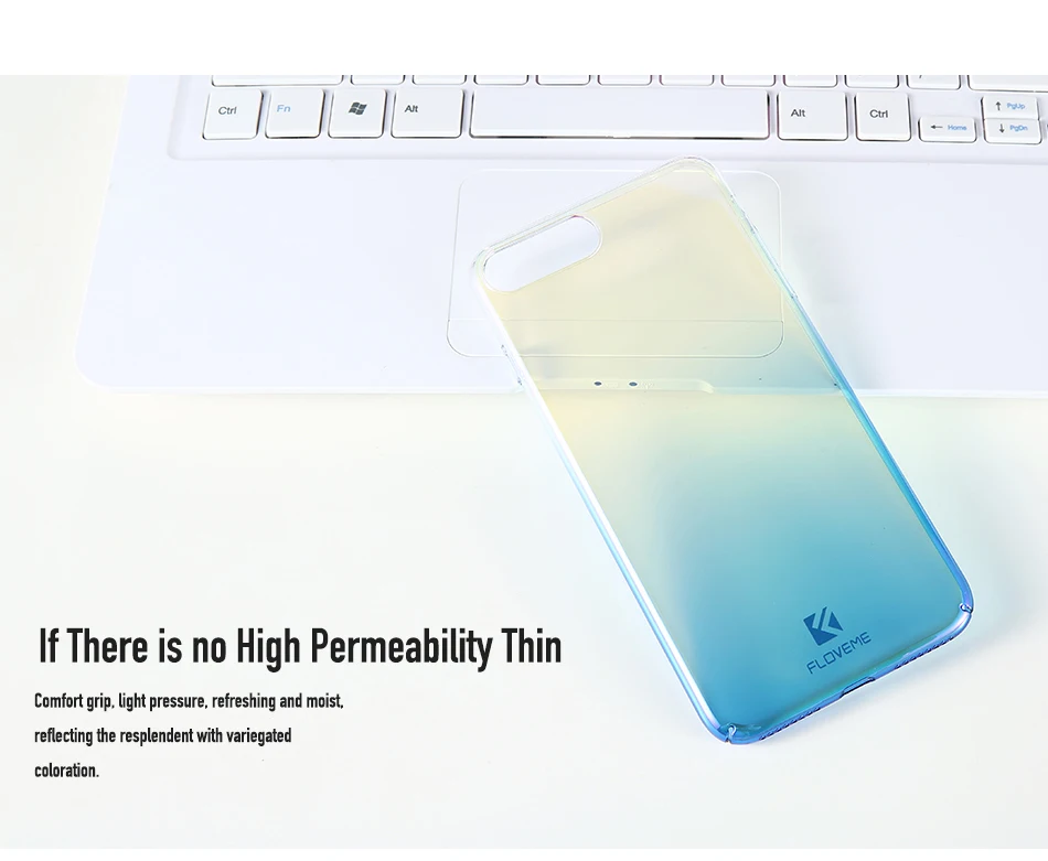 Luxury For iPhone 5S 5 iPhone SE Cases Blue Light Transparent Hard Plastic Case For iPhone 7 6 6S Plus (5)