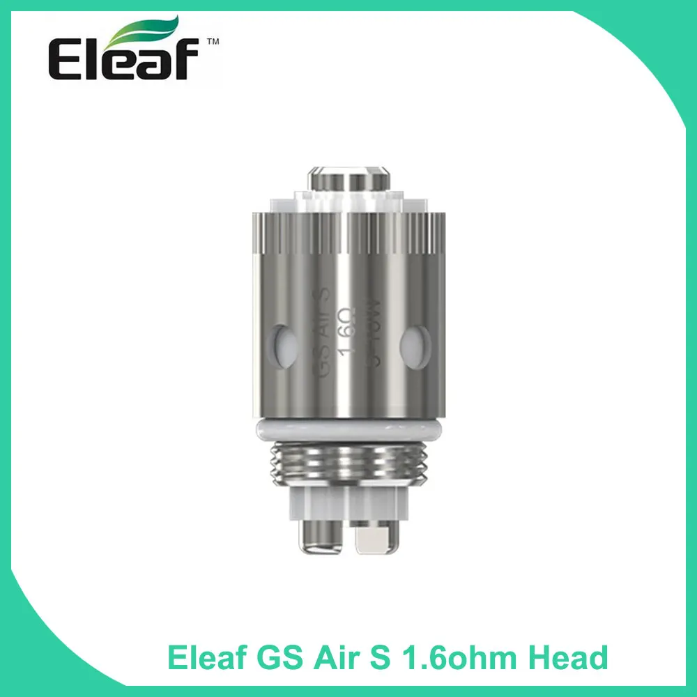 5pcs/pack Original Eleaf GS Air S 1.6 ohm head SS316 For Eleaf iTap Kit MTL Head Replacement Coil Electronic Cigarette
