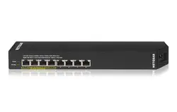 Netgear GSS108EPP, управляемых L2, Gigabit Ethernet (10/100/1000), Мощность через Ethernet (PoE)