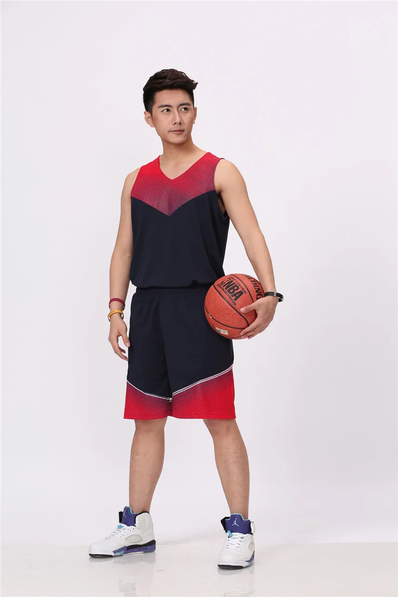 Для баскетбола, высокое качество майки мужские наружные костюмы баскетбольные мужские профессиональные спортивные костюмы белого и черного цвета