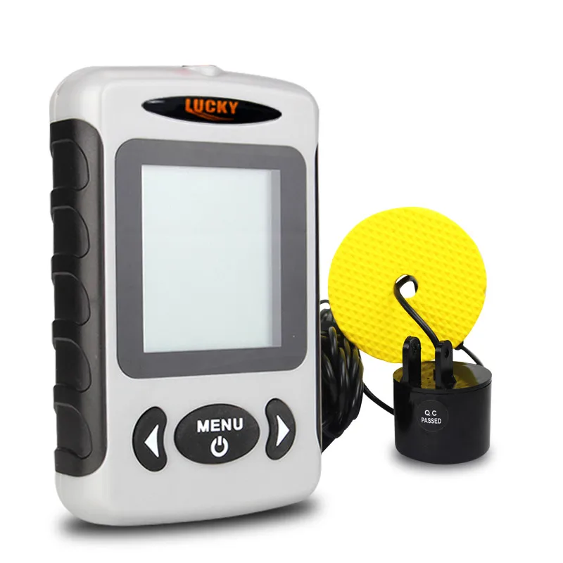 

LUCKY FF718 Fish Finder Russian Menu Portable Sonar Wired Fish depth Finder Alarm 100M Echo sounder for fishing in Russian