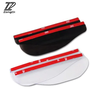 

ZD 2pcs Car Styling Rain Brow For Mercedes Alfa Romeo 159 Fiat 500 BMW E39 E46 E90 E60 E36 F30 F10 Mini Cooper Accessories 2017