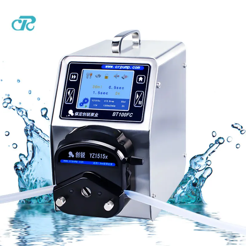 

High precision stepper motor chemical dosing peristaltic pump