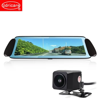 

Udricare 10 inch Full Screen Display DVR Dual Lens Steaming Video Recorder Full HD 1080P Motion Detect Rear View Mirror DVR