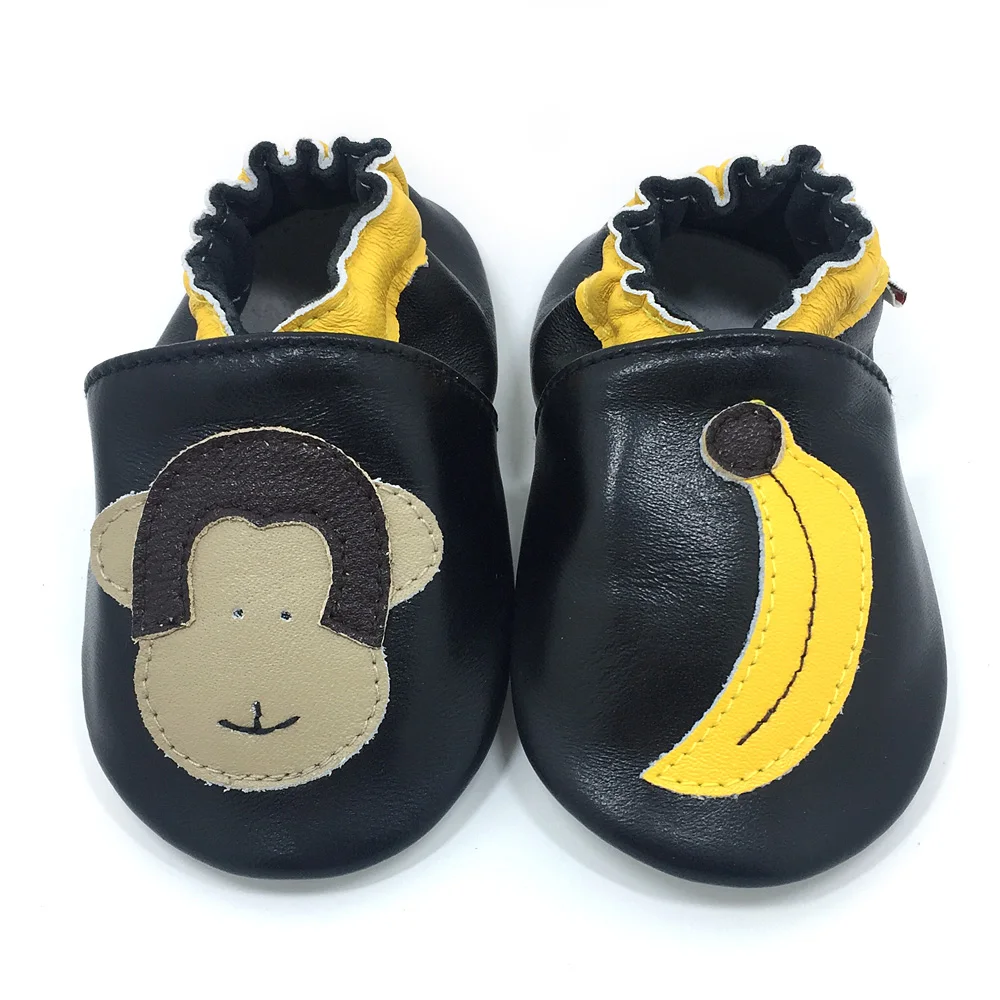 Животные В мультфильмах, обезьянки пчела детская обувь на мягкой подошве для малышей детская обувь для новорожденных мальчиков и девочек обувь учимся ходить