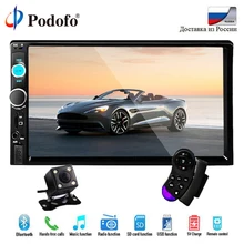 Podofo 2 din Автомагнитолы 7 «HD Авто радио мультимедиа плеер 2DIN Сенсорный экран Авто аудио стерео MP5 Bluetooth USB TF FM Камера