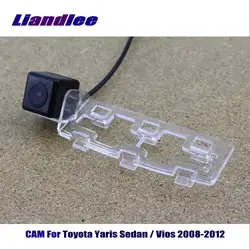 Liandlee CAM автомобиля обратный заднего Камера для Toyota Yaris седан/Vios 2008-2012/резервного Парковка Камера HD CCD Ночное видение