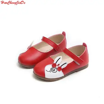 

2018 New Spring Autumn Fashion Girl Princess Cartoon Shoes Soft Leather Children's Dance Shoes Kids Sandals Child Moccasins