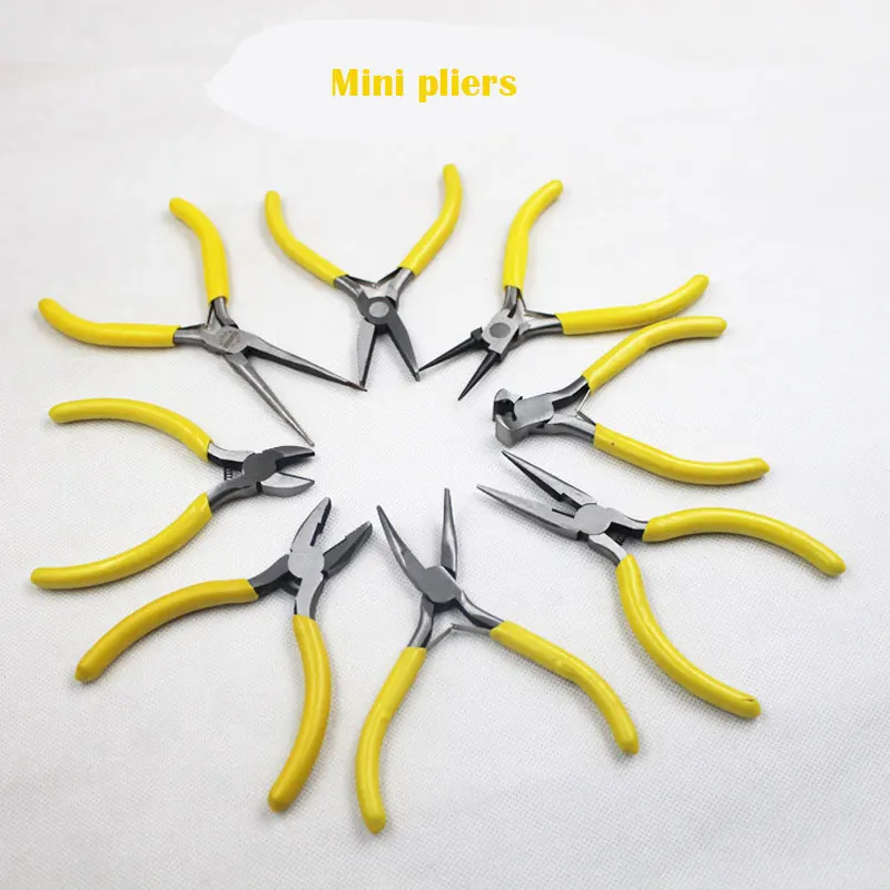 

New mini small pliers manufacturers 5-inch needle nose pliers oblique handmade jewelry beaded diy pliers free shipping