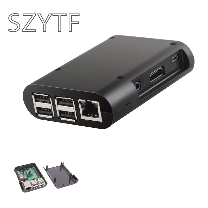 Черный чехол для Raspberry Pi Модель B + Plus 2 Корпус Корпуса FZ1166|case for raspberry pi|case raspberryraspberry