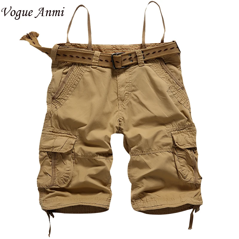 Vogue Anmi Summer Men shorts Army Cargo Work Casual bermuda masculina Shorts Fashion Overall Squad Match