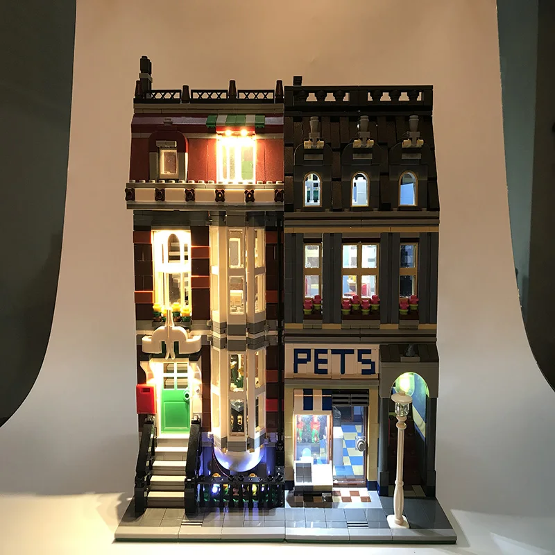 LED Light Up Kit For LEGO Pet Shop Supermarket 10218 Set building Bricks kit set