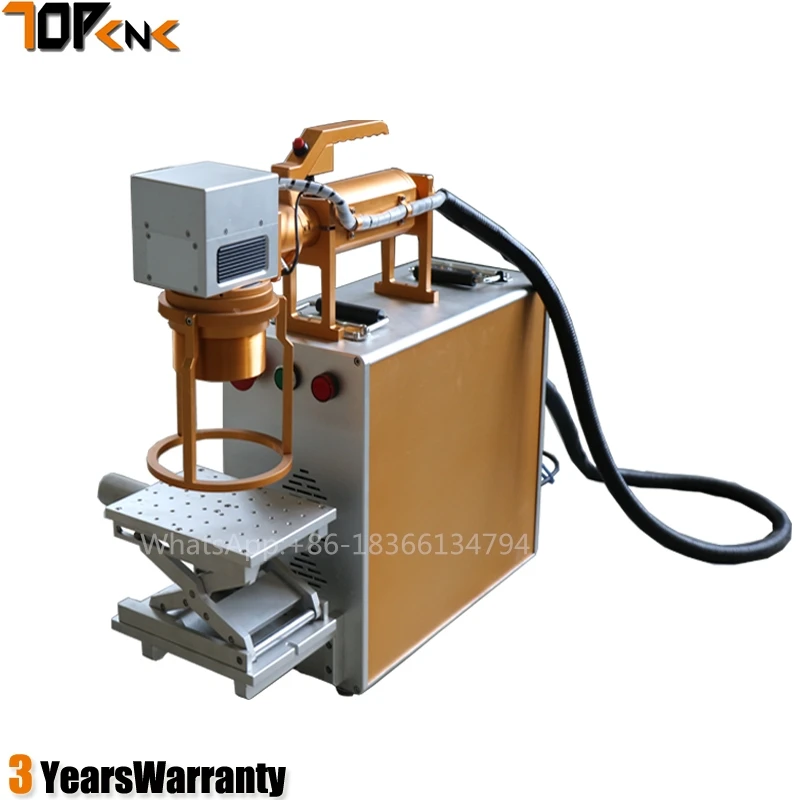 Factory supply laser wire marking machine fiber laser markerin Wood