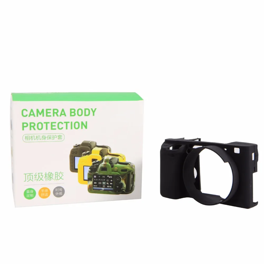 Mirrorless Silicone Camera Case cover Skin Protector for SONY A6300 A6000  (1)