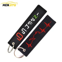 2 шт./лот брелок для мотоцикла с вышивкой брелок для Moto llaveros модный брелок для ключей OEM ATV брелок