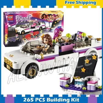 

265pcs Friends Pop Super Star Limo Set Livi Olivia Luxury Racing Car SY382 Model Building Blocks Toys Brick Compatible With Lago