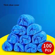 100 шт/партия одноразовые бахилы медицинские пыленепроницаемые Чехлы для обуви CPE Экологичные Чехлы для обуви домашние аксессуары для чистой окружающей среды