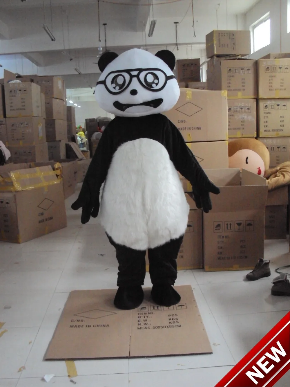 

2018 New Mascot Costume Adult Character Costume Mascot As Fashion Freeshipping Cosplay Professor Panda