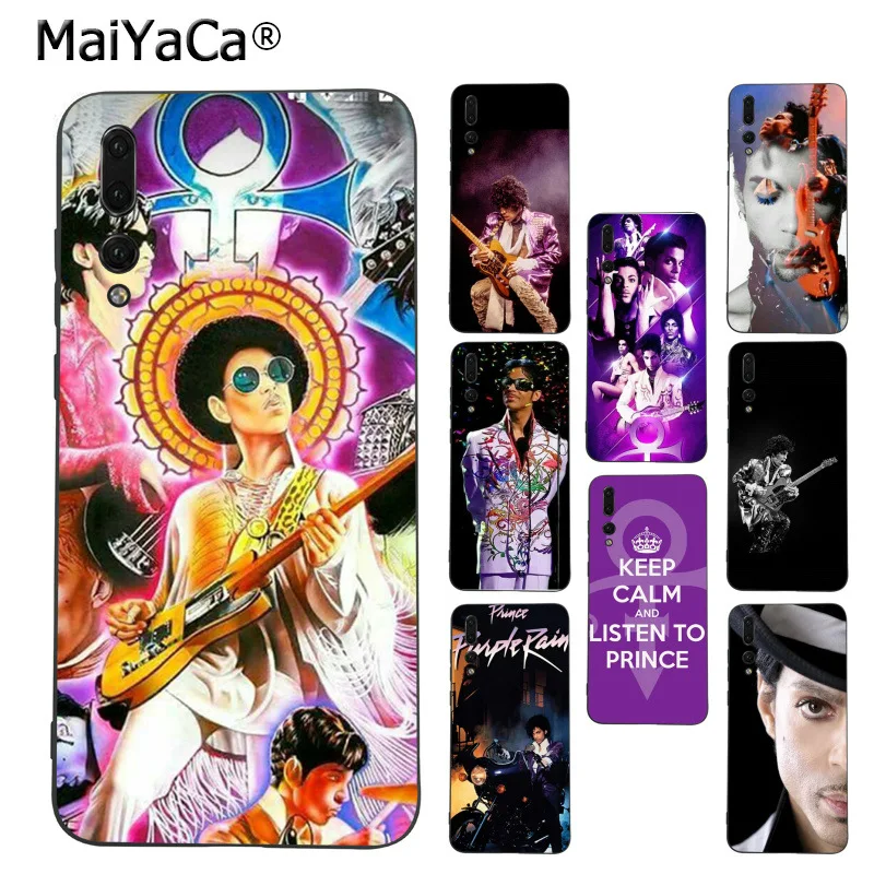 

MaiYaCa prince Rogers Nelson black soft tpu Rubber Cell Phone Case for Huawei mate9 mate10 honor view 9 10 p20 p10 case cover