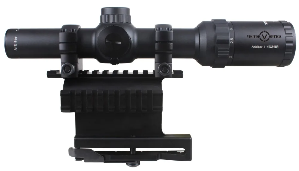 Vector Optics AK47 AK74 1 4x24 Компактный Тактический прицел 30 мм с боковой рейкой AK 47 74 QD