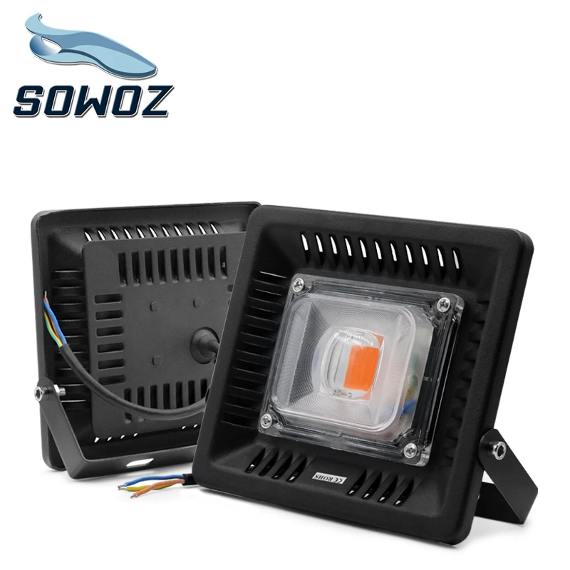 Sowooz LED grow plants light 30 Вт Фито лампы Водонепроницаемый IP65 полный спектр для растений
