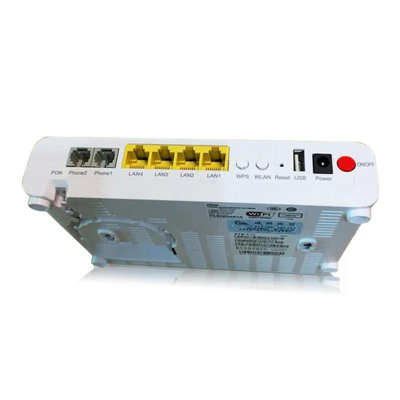 100% оригинальный новый ZTE F460 EPON ONU ONT 4FE + 2 голосовых горшка WIFI USB английская прошивка