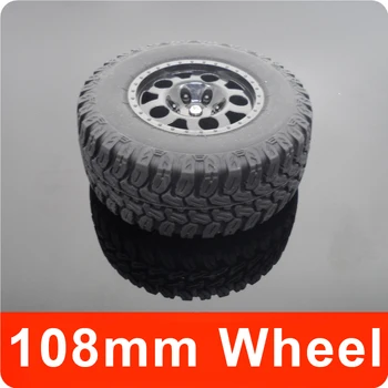 

108mm Model Car Small Rubber Wheels DIY model RC Four-wheel wheel, Technology small production accessories tires