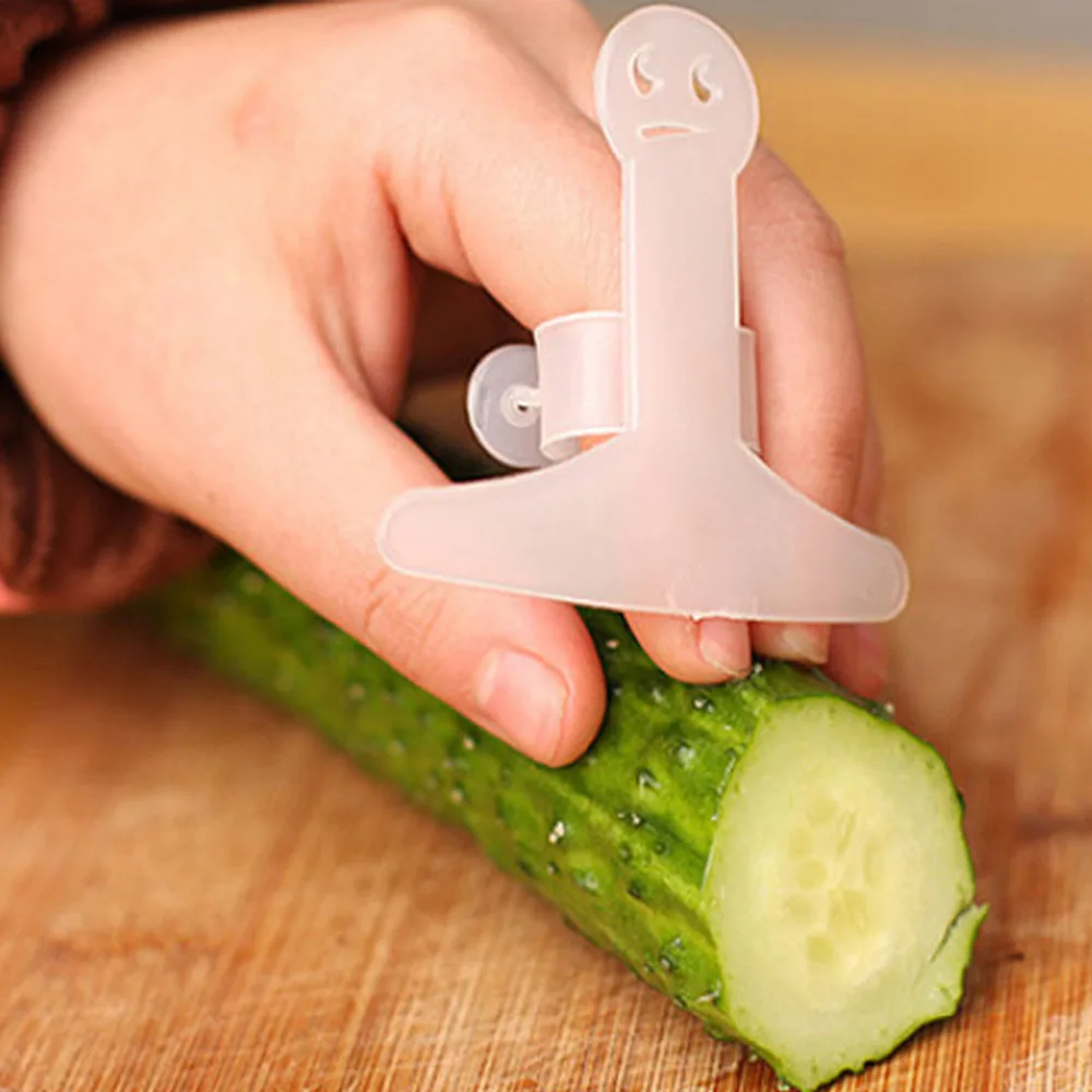 

5pc/set Hand Guard Finger Protector Safe Slice Tool Plastic Hand Protector Guard Kitchen Gadgets Cooking Tools