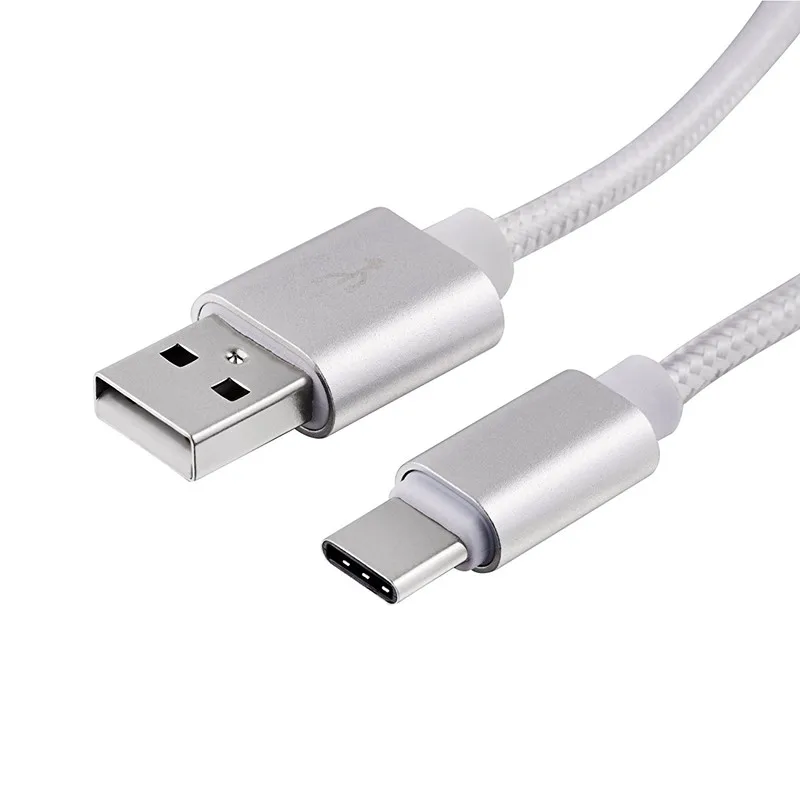 Нейлоновый USB C зарядный кабель для Sony Xperia L1 G3312 G3311 G3313 XA1 Ultra G3221 G3121 3 1 Type
