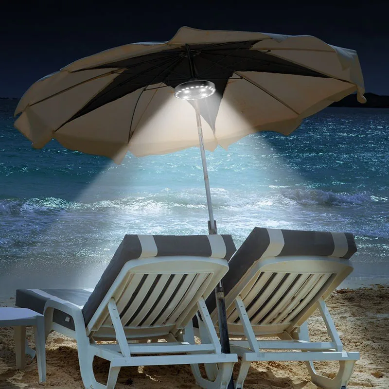 Недавно открытый патио зонтик свет 3 режима освещения 28 светодиодные настольные