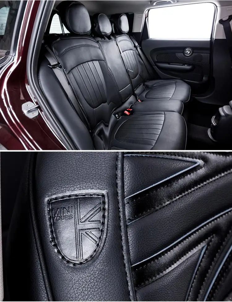 Housses de siège pour Mini Cooper F60 F56 F54, 1 ensemble, housse de siège,  Rivet, Style Punk Cool, à la mode - AliExpress