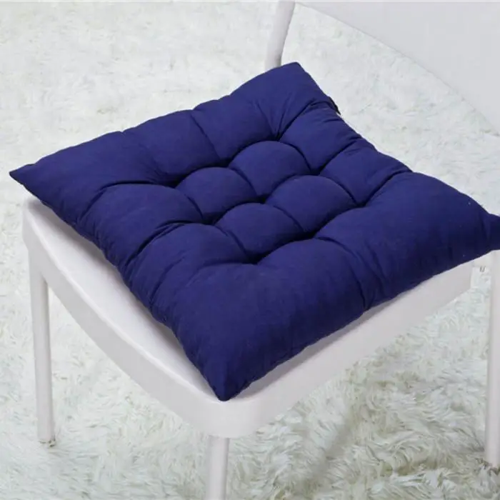 Фирменная Новинка 40*40 см зимняя домашняя офисная декоративная подушка для сиденья одноцветная удобная барная подушка для кресла дивана подушки для ягодиц