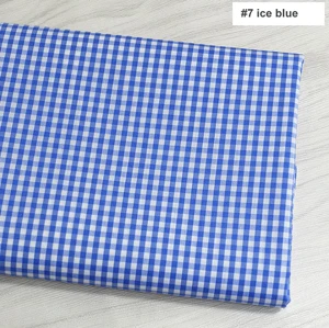 Светильник, окрашенный в пряже, в клетку, хлопковый материал, подкладка из текстиля - Цвет: 7 ice blue