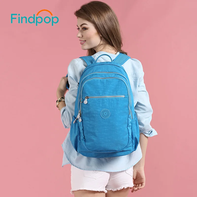 Findpop Большой Вместительный рюкзак для ноутбука 15 6 дюймов женский