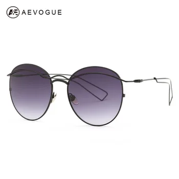 

AEVOGUE Sunglasses Women Brand Designer Oversized Glasses Metal Frame Classic Sun Glasses Eyewear UV400 AE0385