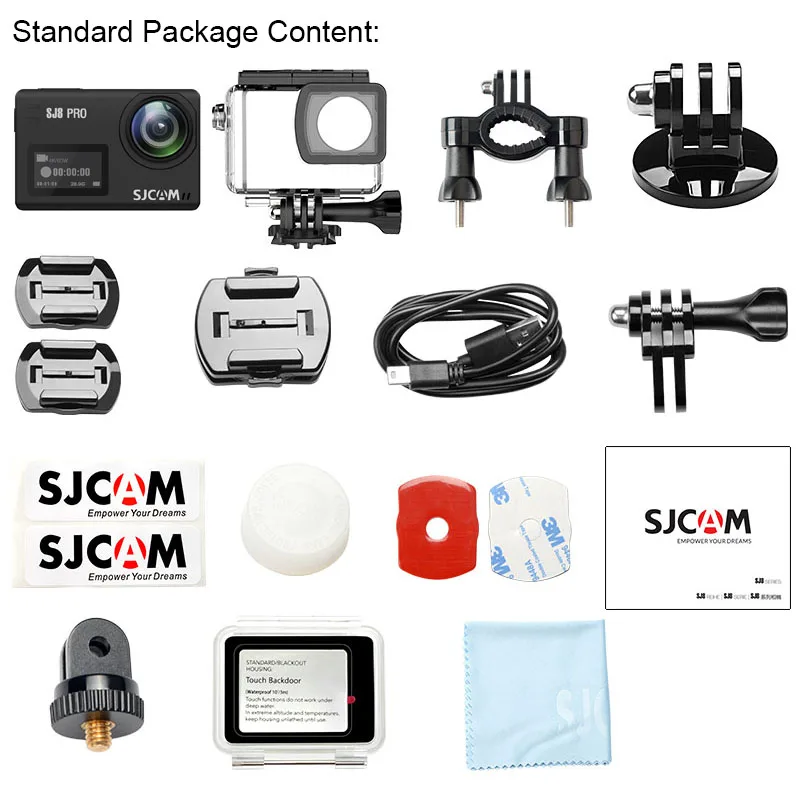 Экшн камера SJCAM SJ8 PRO 4K Wi Fi экран 2 33 дюйма|Экшн-камеры| |