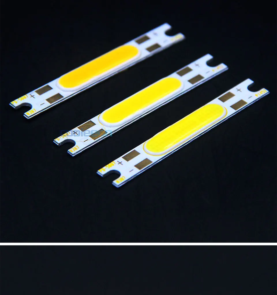 507MM 9V 5W COB LED Strip Light Source for Wall Lamp Desk Work Lights 5CM COB Chip Warm Natural Cold White LED Bulbs (5)