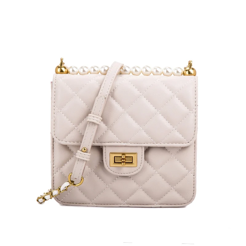 

Mini cute phone Crossbody Bags For Women 2019 Vintage Woven Pearl White Handbags and Purses Ladies Lipstick Cross Body Bag