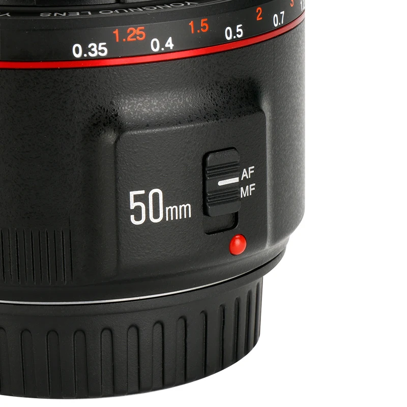 YONGNUO F1.8 II 50 мм объектив для Canon yn50мм большая апертура Автофокус Объектив EOS 80D 5D2 5D3