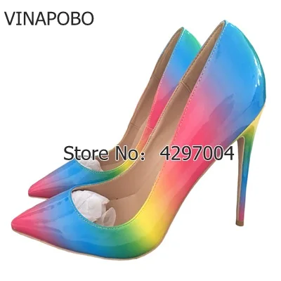 3Prova-Perfetto-rainbow-printed-leather-women-pumps-pointed-toe-stiletto-heel-shallow-office-shoes-mixed-color
