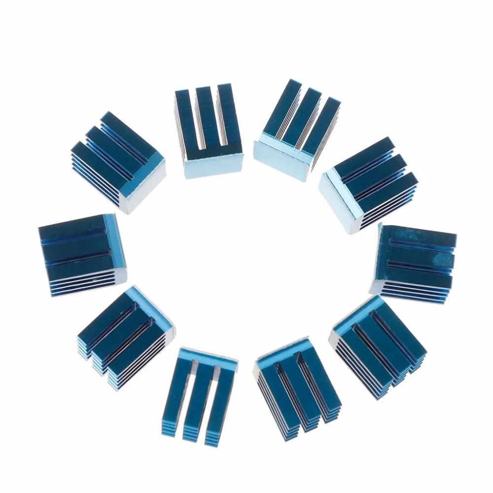 10 قطعة سبائك الألومنيوم محرك متدرج محرك خاص تبريد الحرارة بالوعة ل TMC2100 3D طابعة أجزاء 10 قطعة سبائك الألومنيوم محرك متدرج محرك خاص تبريد الحرارة بالوعة ل TMC2100 3D طابعة أجزاء