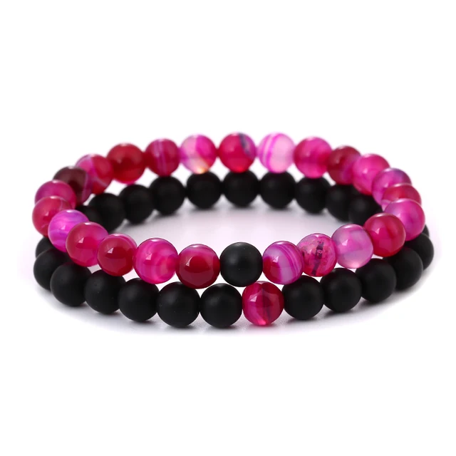 Long distance bracelets beads