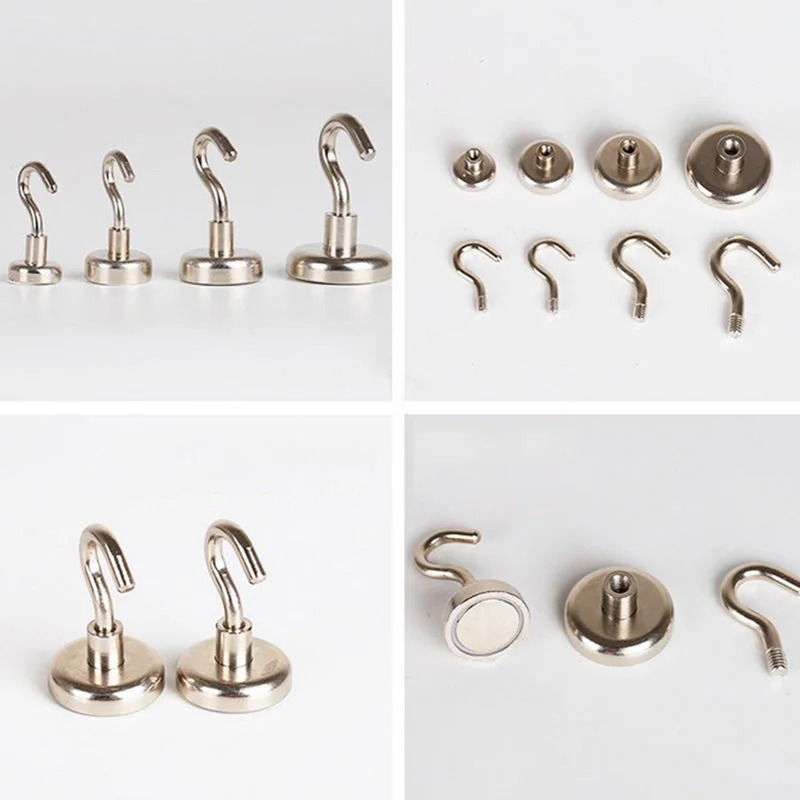 10pcs Hanging Hooks N35 Neodymium Strong Rare Earth