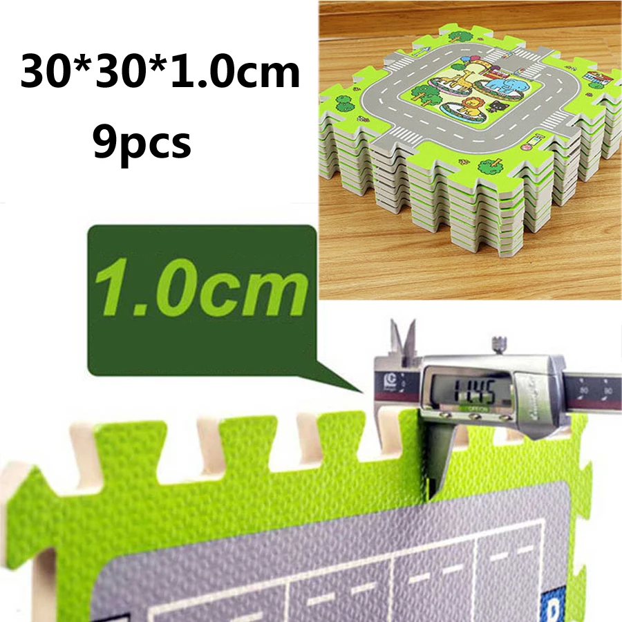 BCDZZ Tapis en Mousse Eva color/és pour Enfants Puzzle Tapis de Jeu mod/èle de Lettres et de Chiffres pour Les Tout-Petits Enfants Enfants