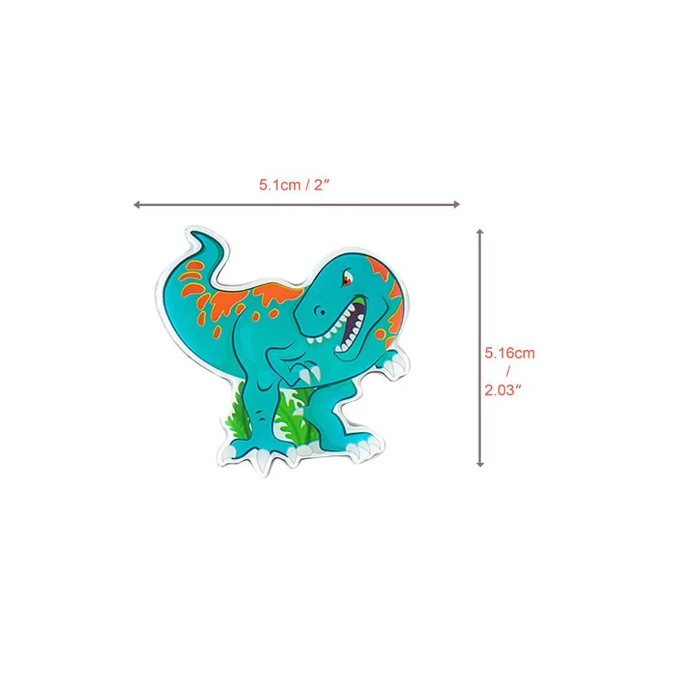 Стикер 6 шт 3D мультфильм Динозавр магнит на холодильник для кухонных шкафчиков несколько цветов 2019new