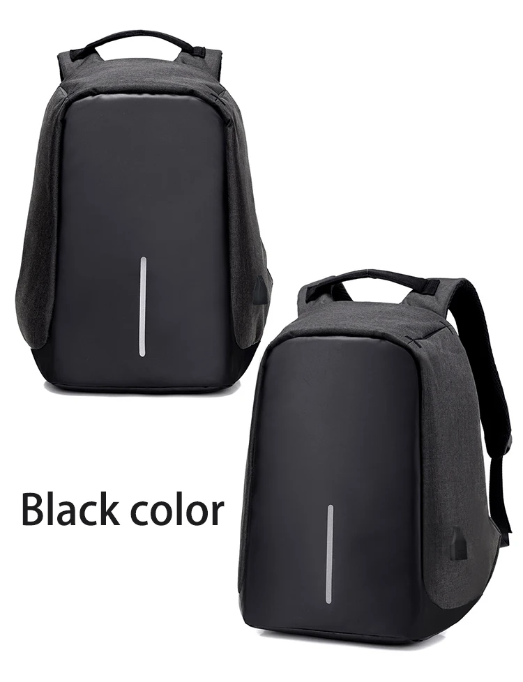 Рюкзак для ноутбука с usb зарядкой, рюкзак с защитой от кражи, мужской рюкзак для путешествий, Водонепроницаемый Школьный рюкзак, мужская сумка Mochila